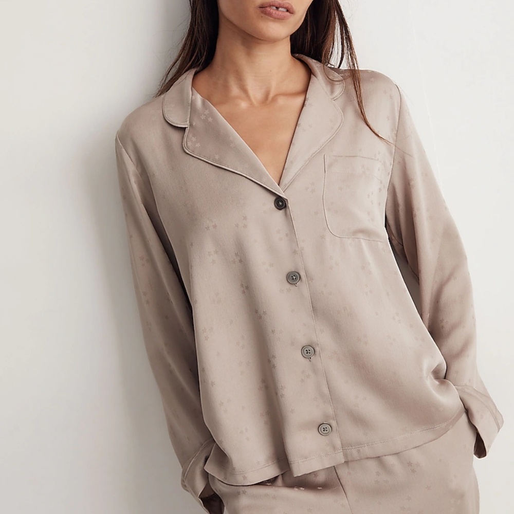 Madewell Satin Pajama Top